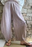 Frame Cotton Vintage Wash Barrel Pant Setting Plaster